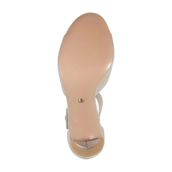 Pelle Moda Women's Dark Taupe Vinni Ankle Strap Sandal Heels Sz US 7 EU 37.5 - Picture 7 of 10